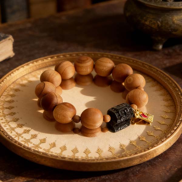 230银曜石回纹珠锦鲤吊坠-600x600-1 D205 Quiet Breeze Bracelet