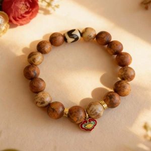 250虎牙天珠祥云如意吊坠-600x600-1 D211 Morning Breeze Bracelet