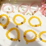 D216 Colorful Sunset Large Bead Bracelet(Random style)