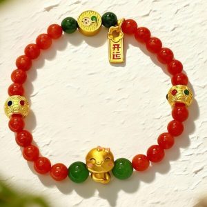 D90 Bead Bracelet: Flash of Insight, Wisdom & Wealth