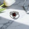 D155 Crimson Rhyme Flowing Light Ring