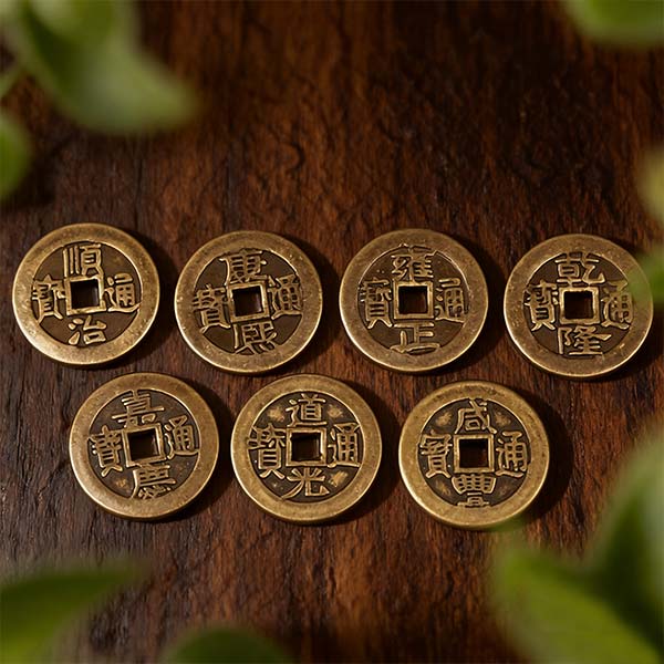 D10 7 Ancient Chinese Coins