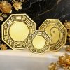 D4 Octagonal Geometric Wall Mirror (Entryway/Living Room Décor)