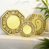 D4 Octagonal Geometric Wall Mirror (Entryway/Living Room Décor)