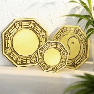D4 Octagonal Geometric Wall Mirror (Entryway/Living Room Décor)