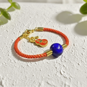 D7 Lapis Lazuli Red Bracelet