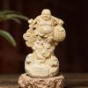 D124 Peachwood Maitreya Buddha