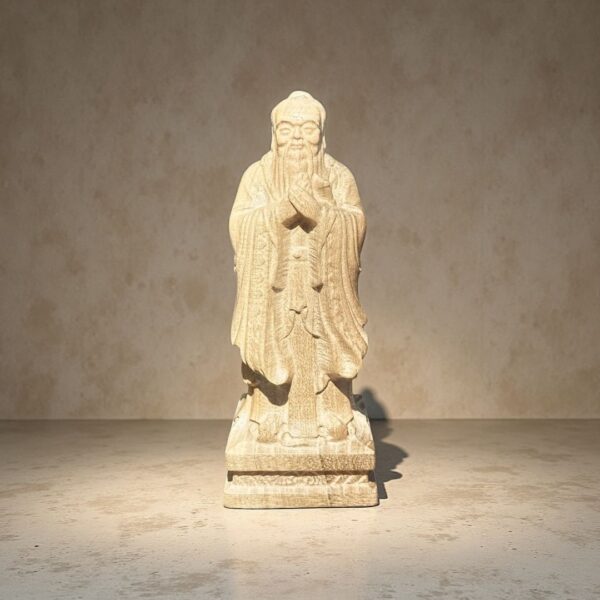 D128 Peachwood Confucius (Medium Size)