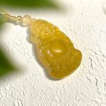 D118 Pendant Necklace: Yellow Abundance Icon