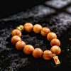 D144 Auspicious Mantra Bead with Koi Pendant