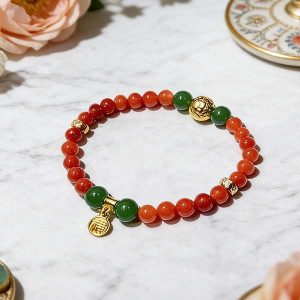 南红黄财神·聚宝金轮_WH_1000x1000px-600x600-1 D226 Red Glimmer – Starry Ring Bracelet