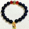 D50 Bead Bracelet: Obsidian Lucky Koi