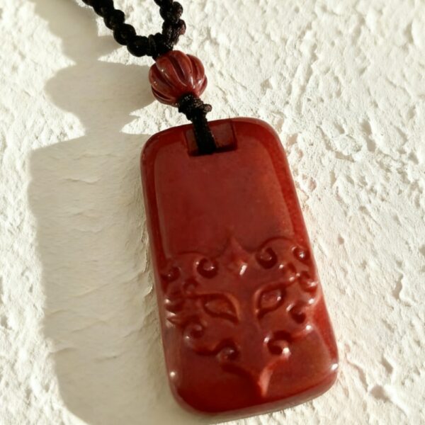 朱砂瑞兽_WH_1000x1000px-600x600-1.jpg D112 Pendant Necklace: Cinnabar Auspicious Beast