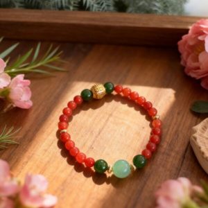 D234 Prosperity Dragon & Phoenix Bead Bracelet(Random style)