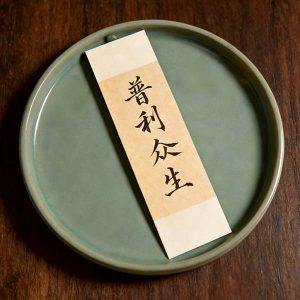 D15D Calligraphy Blessing Words (Benefit all beings)