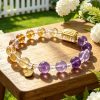 D252 Golden Purple Melody Bracelet
