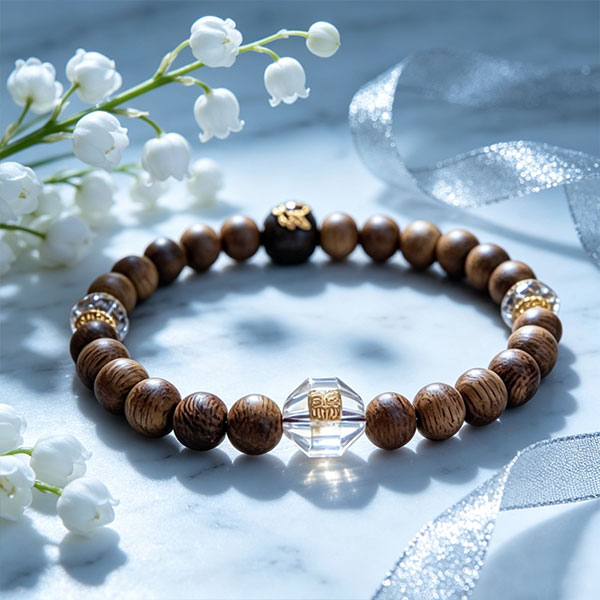 D270 Fox’s Glance Agarwood Bracelet