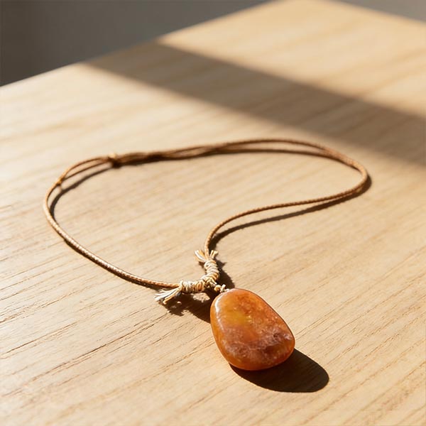 T16 Hetian Memorial Necklace (Random Style)